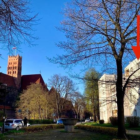 Widok Zamku O Poranku Leilighet Malbork Eksteriør bilde